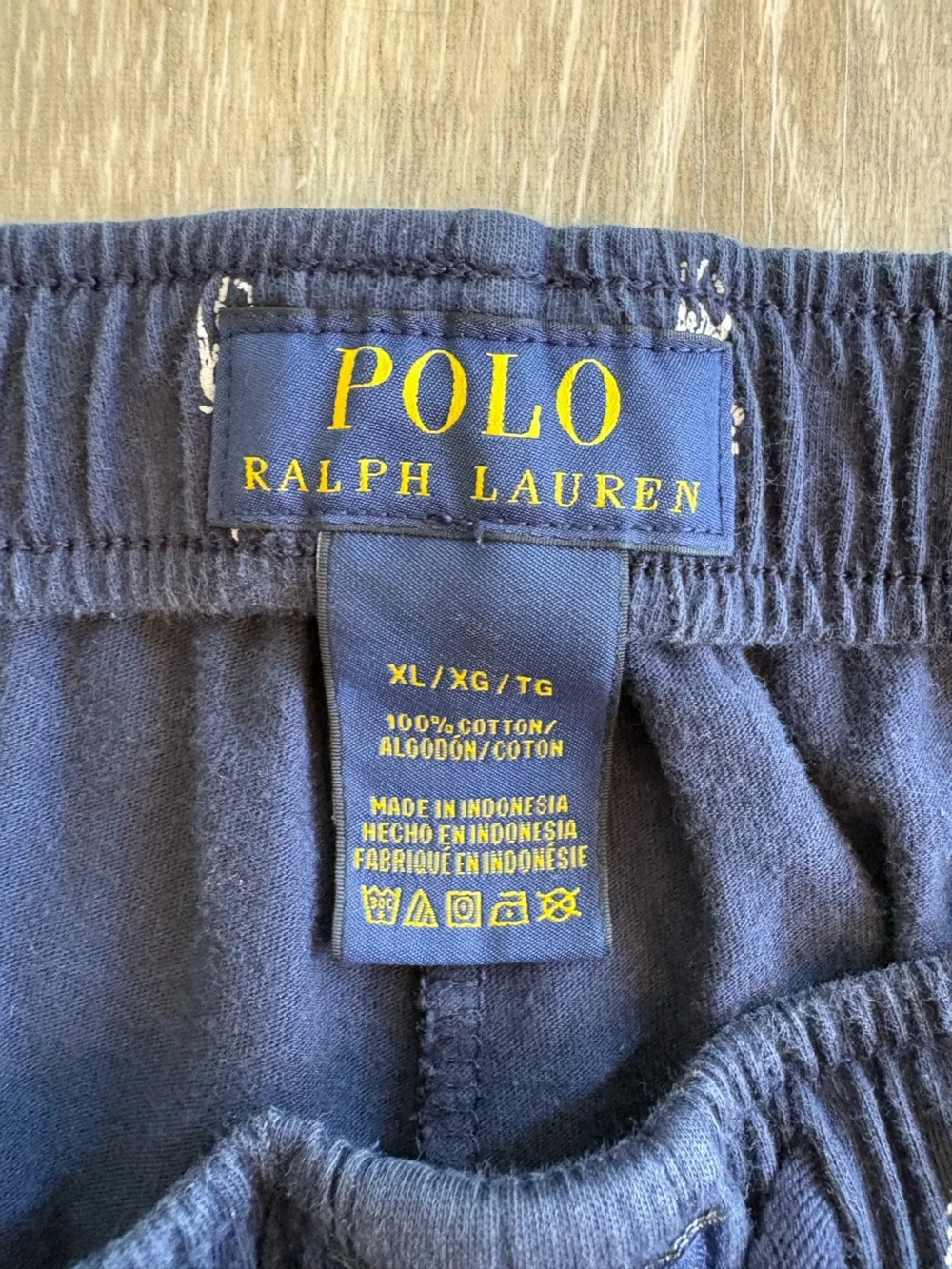 Polo by Ralph Lauren Navy All-Over Logo Joggers for Men size XL